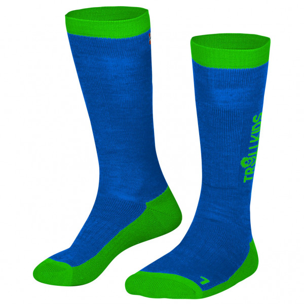 Trollkids  Kid's Ski Socks - Skisokken, blauw