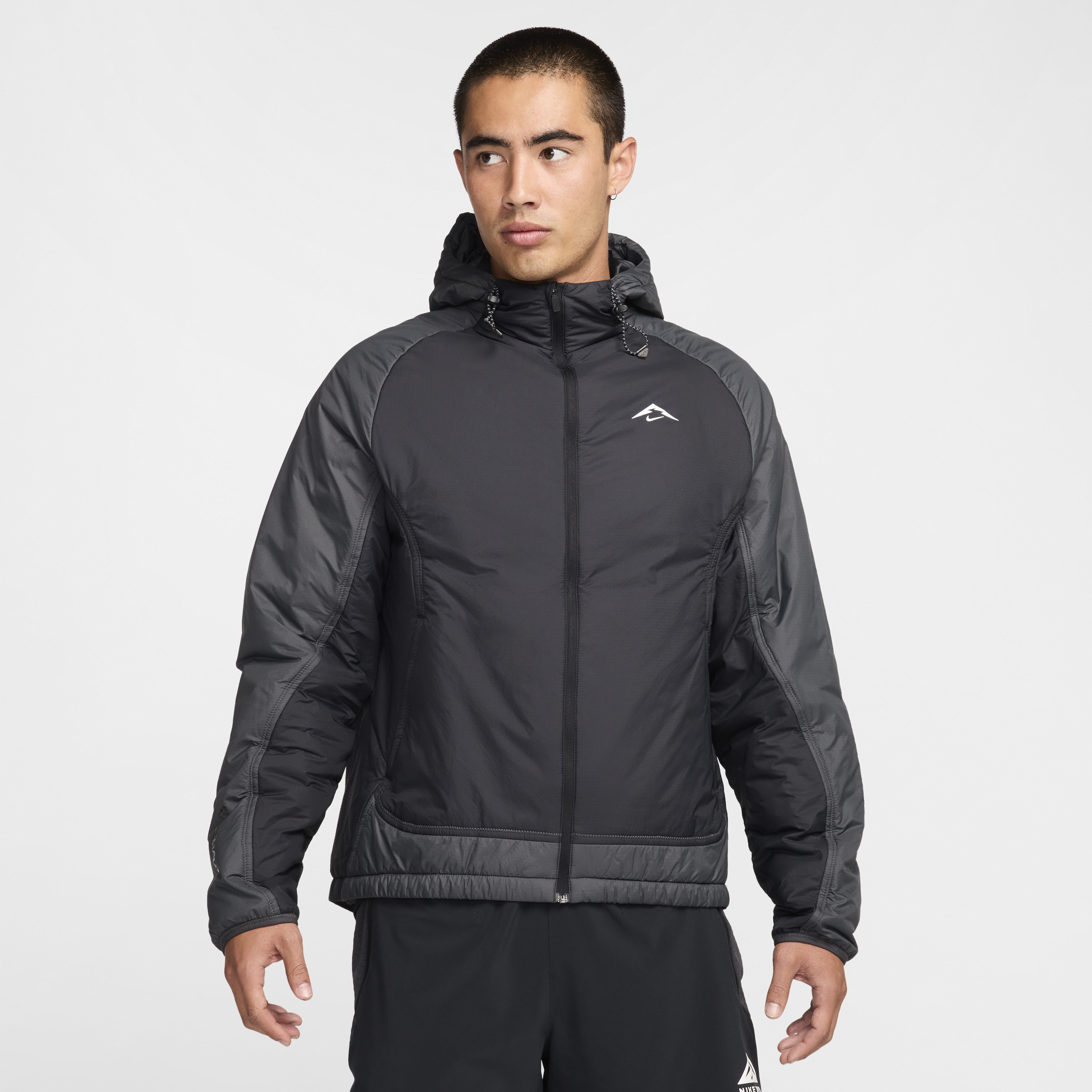 Nike Trail PrimaLoft Therma-FIT hardloopjack voor heren - Zwart