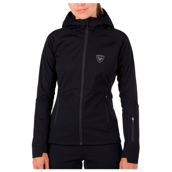 Rossignol  Women's Genetys Hood Jacket - Softshelljack, zwart