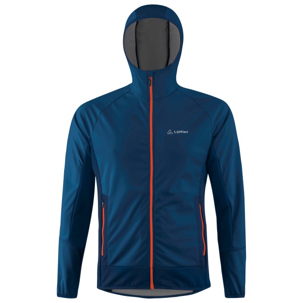 Löffler  Hooded Jacket Norder Windstopper Light - Langlaufjas, blauw