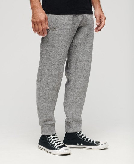 Superdry Mannen Essential Joggingbroek met Logo Grijs