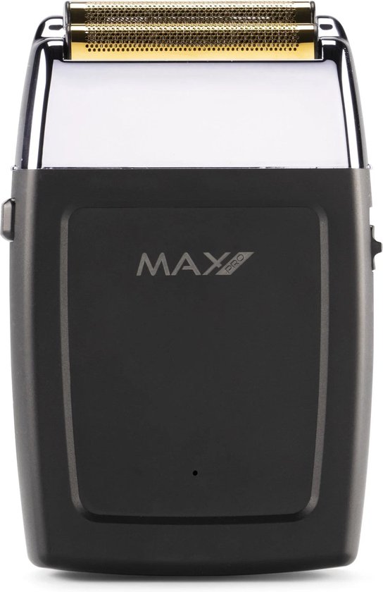 Max Pro Precision Shaver - Tondeuse Draadloos - Trimmer voor Mannen - Ultradun Goud Titaniumfolie Sc