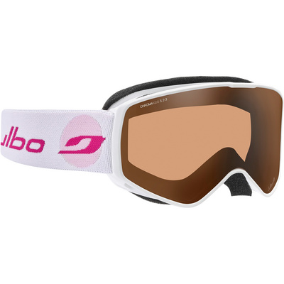 Julbo J7789 Kinder-Skibrille Vollrand Monoscheibe Kunststoff-Gestell, weiß