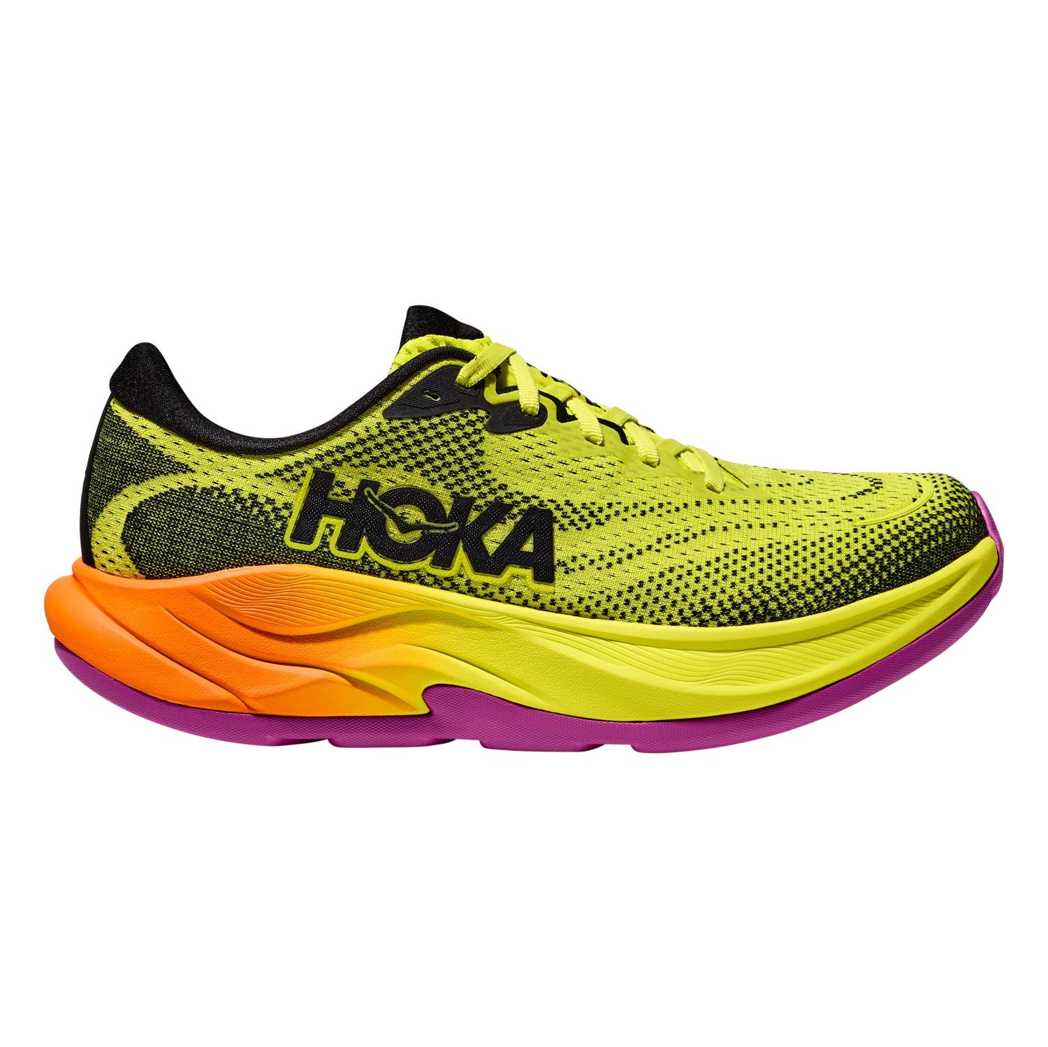 Hoka One One Hoka Rincon 4 hardloopschoenen zwart/geel heren