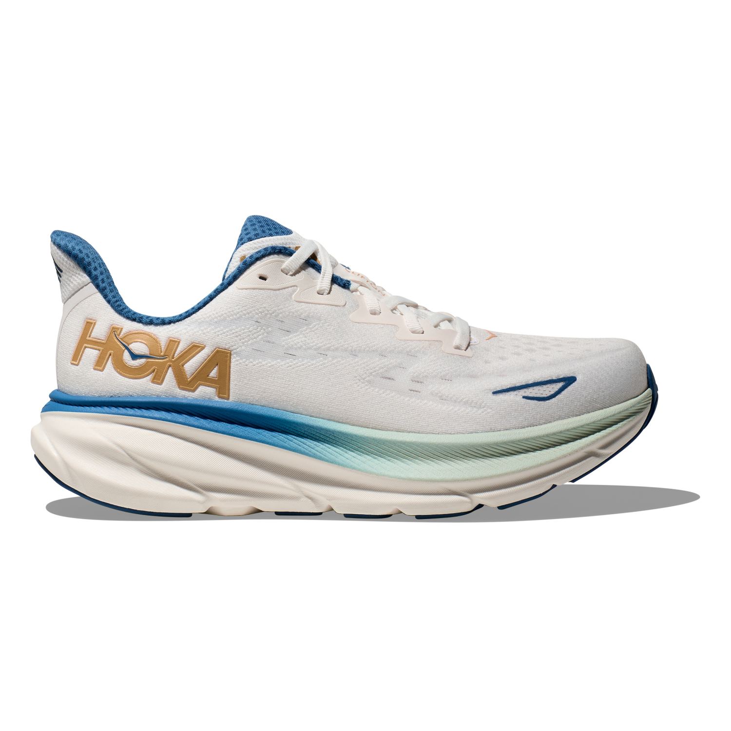 Hoka One One Hoka Clifton 9 hardloopschoenen Frost/Gold heren