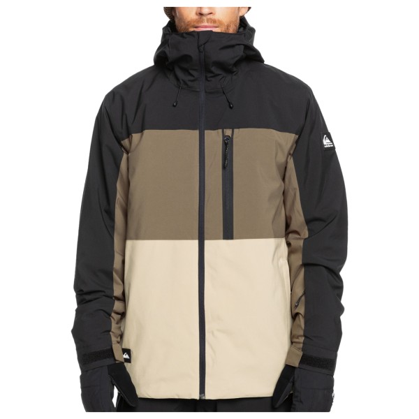 Quiksilver  Sycamore - Ski-jas, zwart/beige