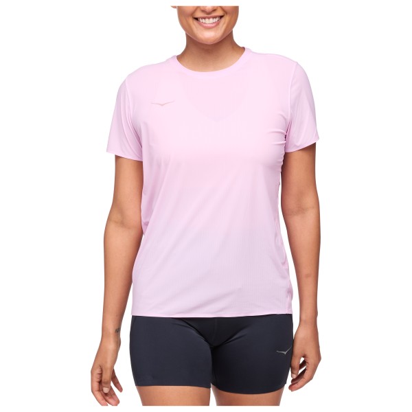 HOKA  Women's Performance Run Short Sleeve - Hardloopshirt, roze