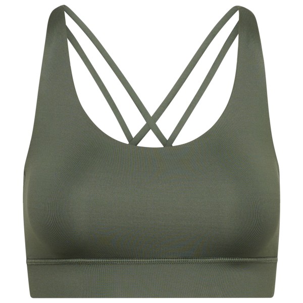 Hey Honey  Women's Criss-Cross Bra - Sportbeha, olijfgroen