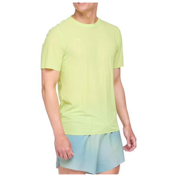 HOKA  Performance Run Short Sleeve - Hardloopshirt, geel