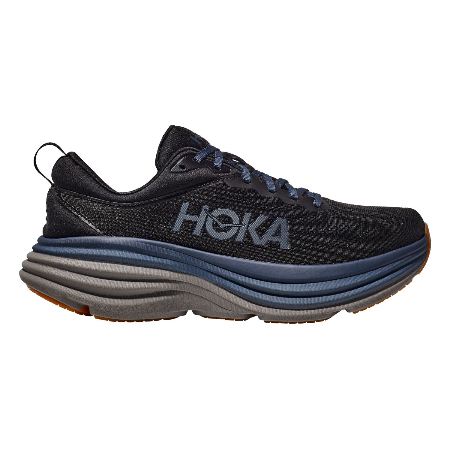 Hoka One One Hoka Bondi 8 hardloopschoenen zwart/blauw heren