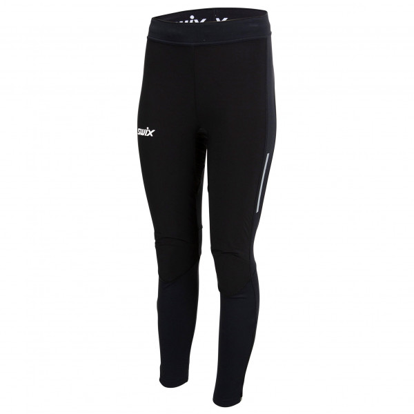 Swix  Women's Focus Wind Tights - Langlaufbroek, zwart