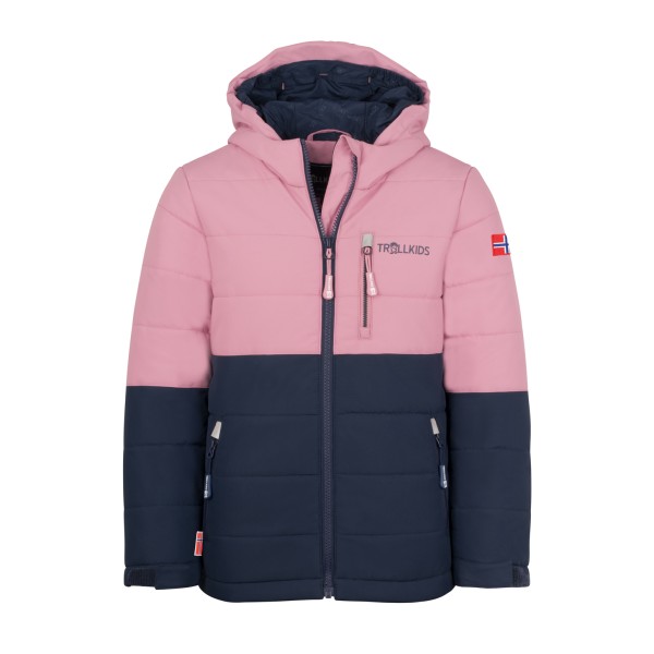 Trollkids  Kid's Hemsedal Snow Jacket XT - Ski-jas, blauw/roze