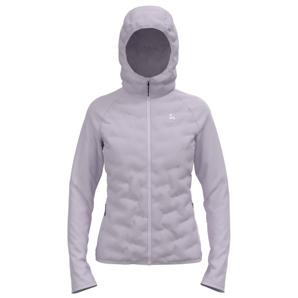 Odlo  Women's Zeroweight Insulator Mid Layer Full Zip - Langlaufjas, purper