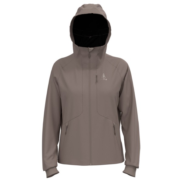 Odlo  Women's Zeroweight Windproof X Warm Jacket - Langlaufjas, bruin/grijs