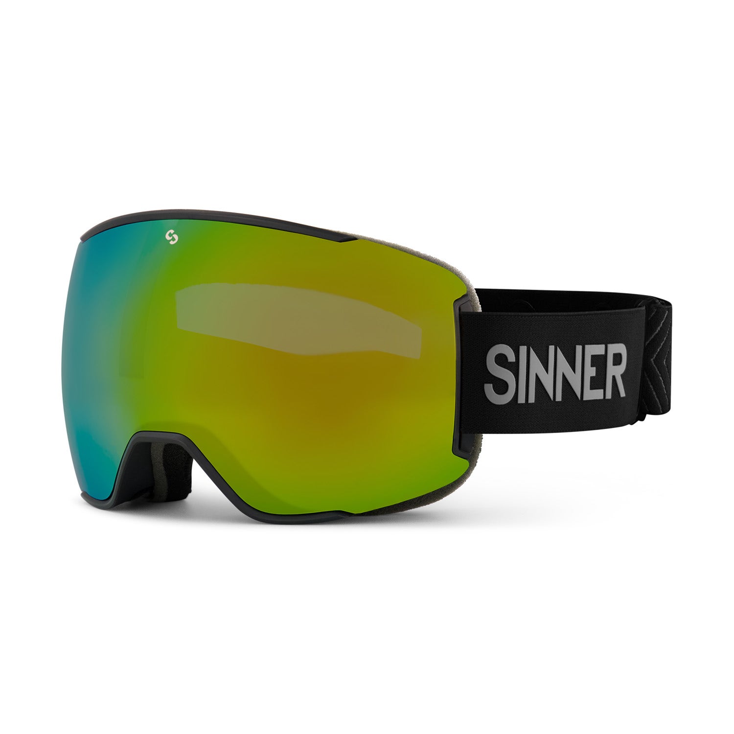 Sinner Snowflake Matte Black Goggle schwarz