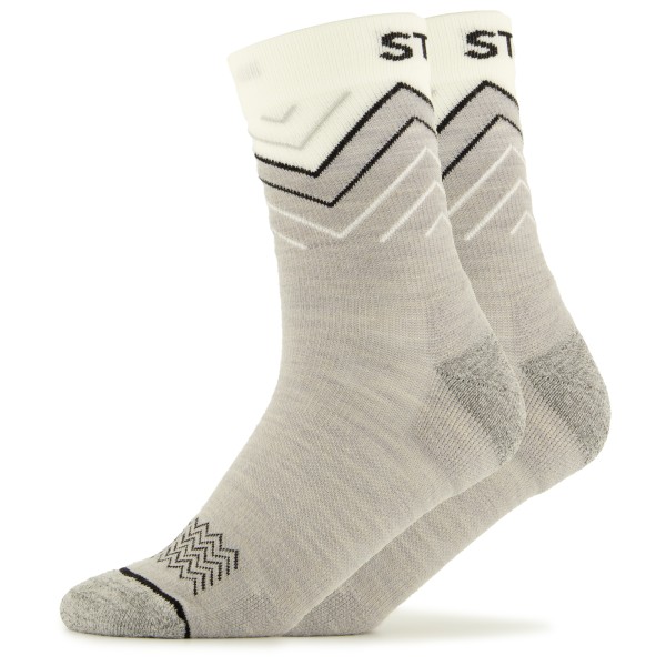 Stoic  Merino Running Socks Q+ - Hardloopsokken, grijs