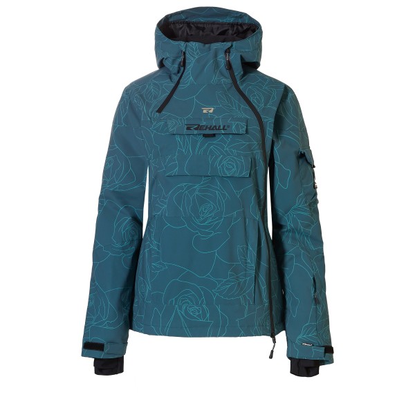 REHALL  Women's Lou-R Anorak Snowjacket - Ski-jas, blauw