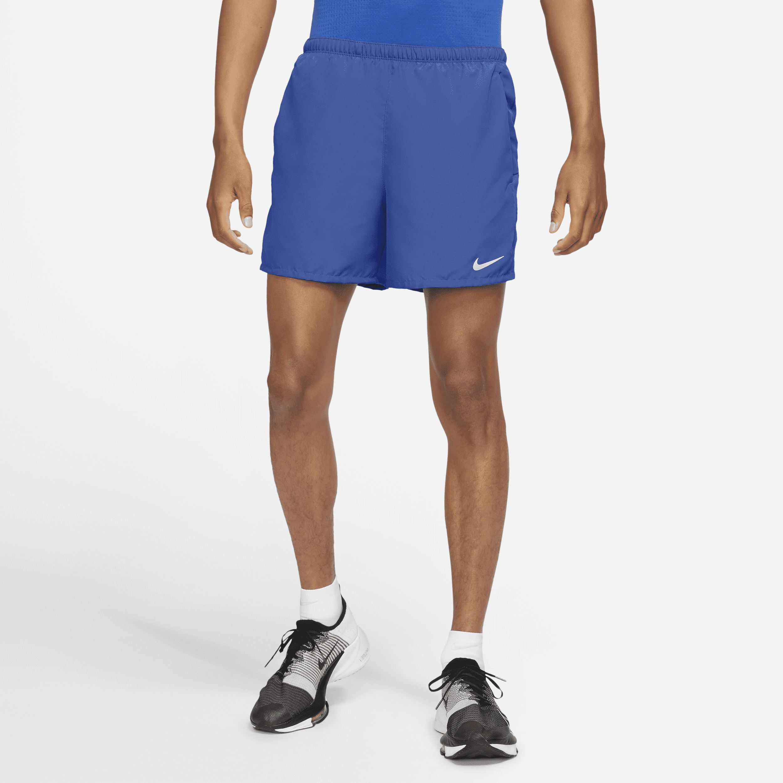 Nike Challenger Hardloopshorts met binnenbroek voor heren (13 cm) - Blauw