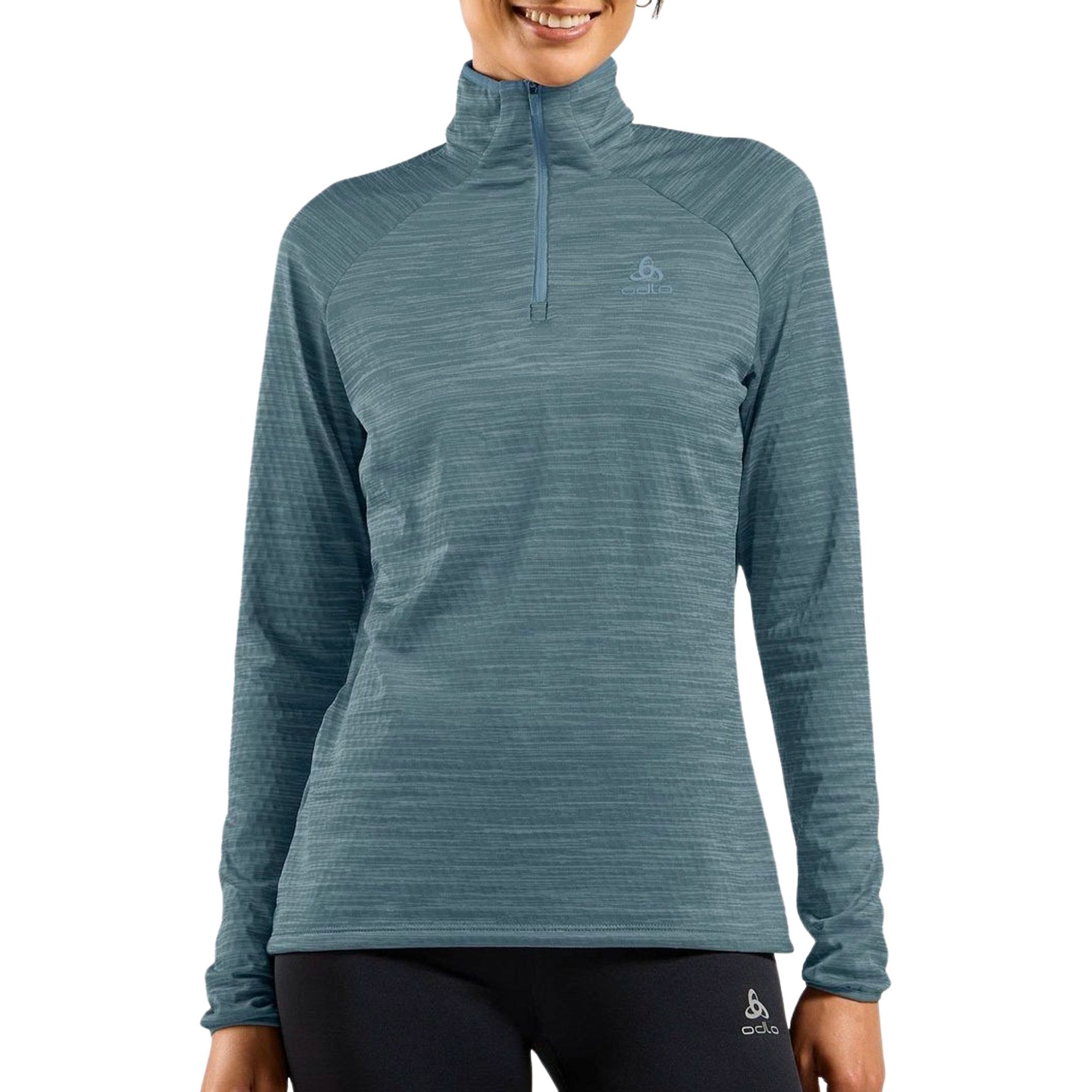 Odlo Midlayer 1/2 Zip Run Easy Shirt Dames