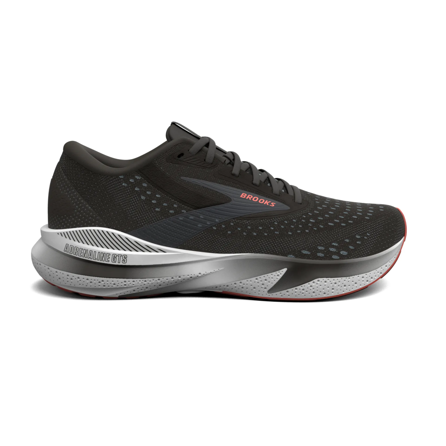 Brooks Adrenaline GTS 24 hardloopschoenen black/grey/red heren