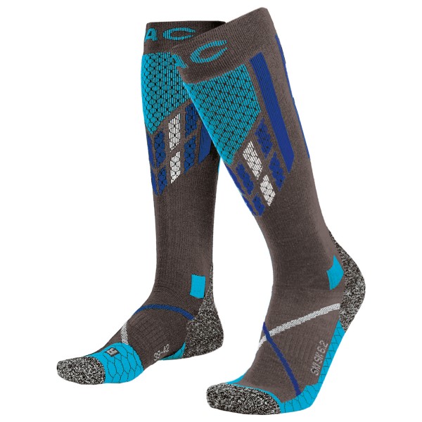 P.A.C.  SK 6.2 Merino Technical Pro - Skisokken, grijs