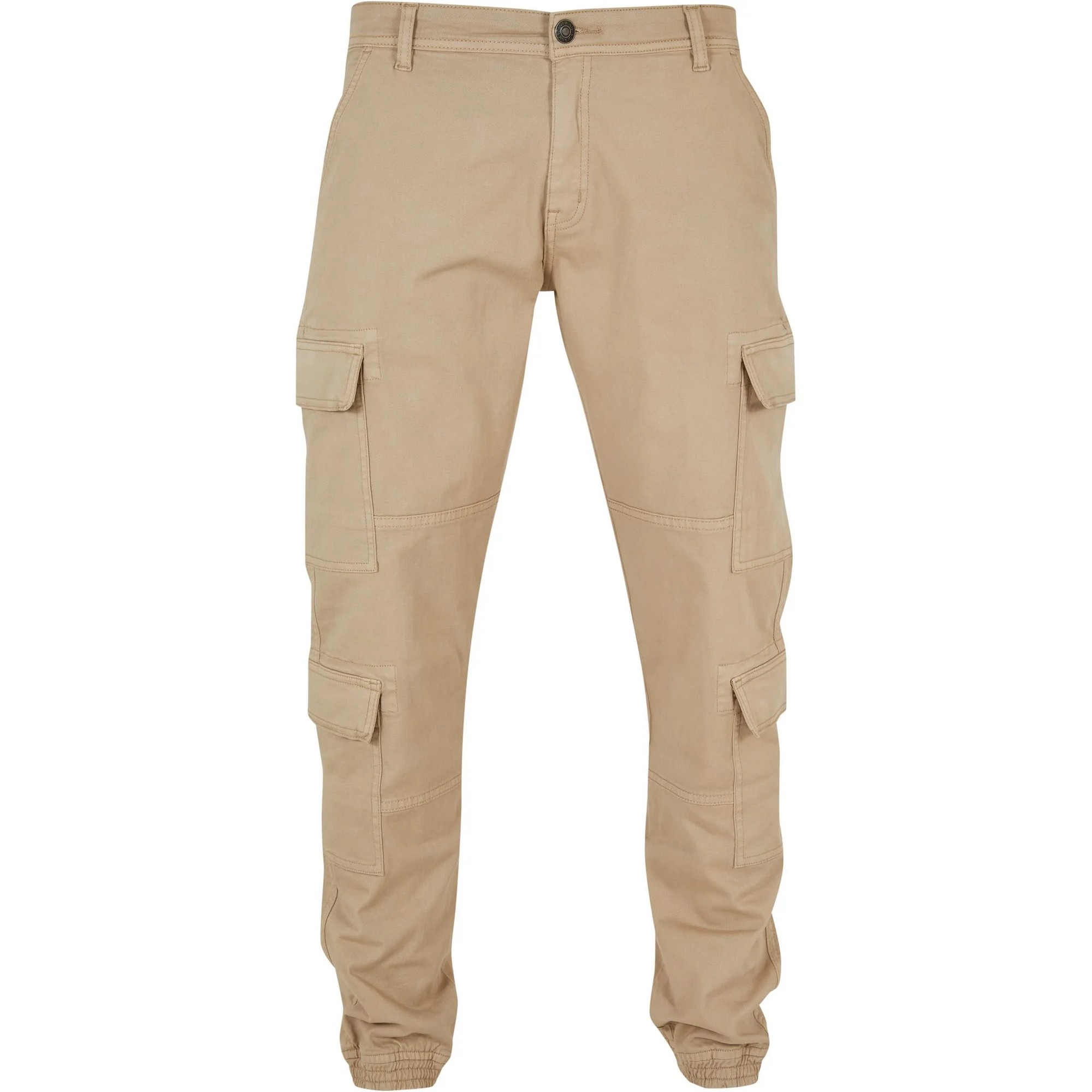 Urban Classics Heren twill cargo joggingbroek met dubbele zakken