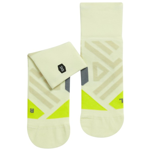 On  Women's Performance Mid Sock - Hardloopsokken, geel