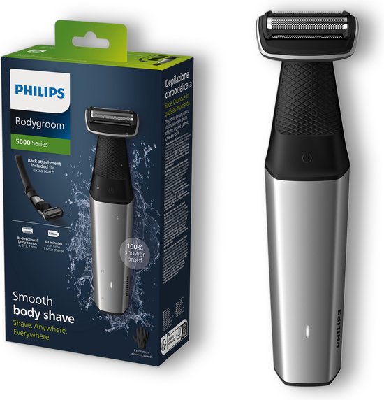 Philips series 5000 BG5021/16 - Bodygroomer voor mannen - Zilver