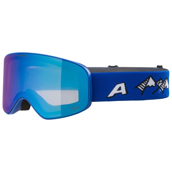 Alpina  Kid's Fernie Q-Lite S2 - Skibril blauw