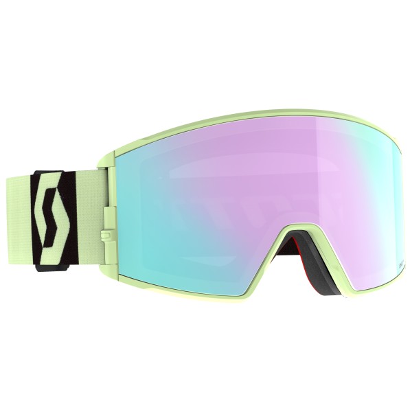 Scott  Goggle React Amp Pro S3 (VLT 13%) - Skibril meerkleurig