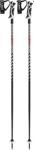LEKI Hot Shot S skistokken zwart/grijs/rood, 135 cm
