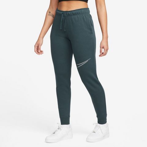 Nike Sportswear Joggingbroek CLUB FLEECE WOMEN'S SHINE MID-RISE PANTS