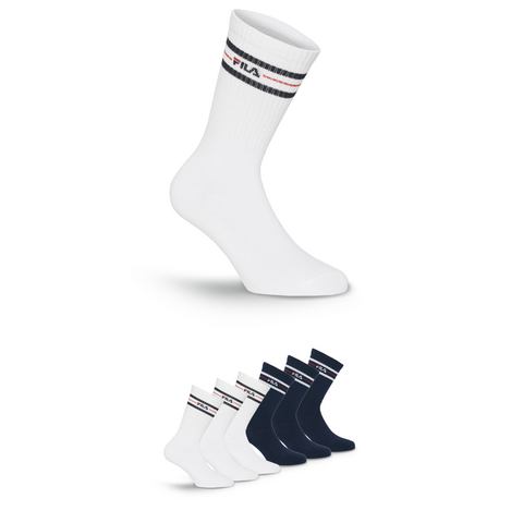 Fila Sportsokken met ingebreid logo (6 paar, Set van 6)