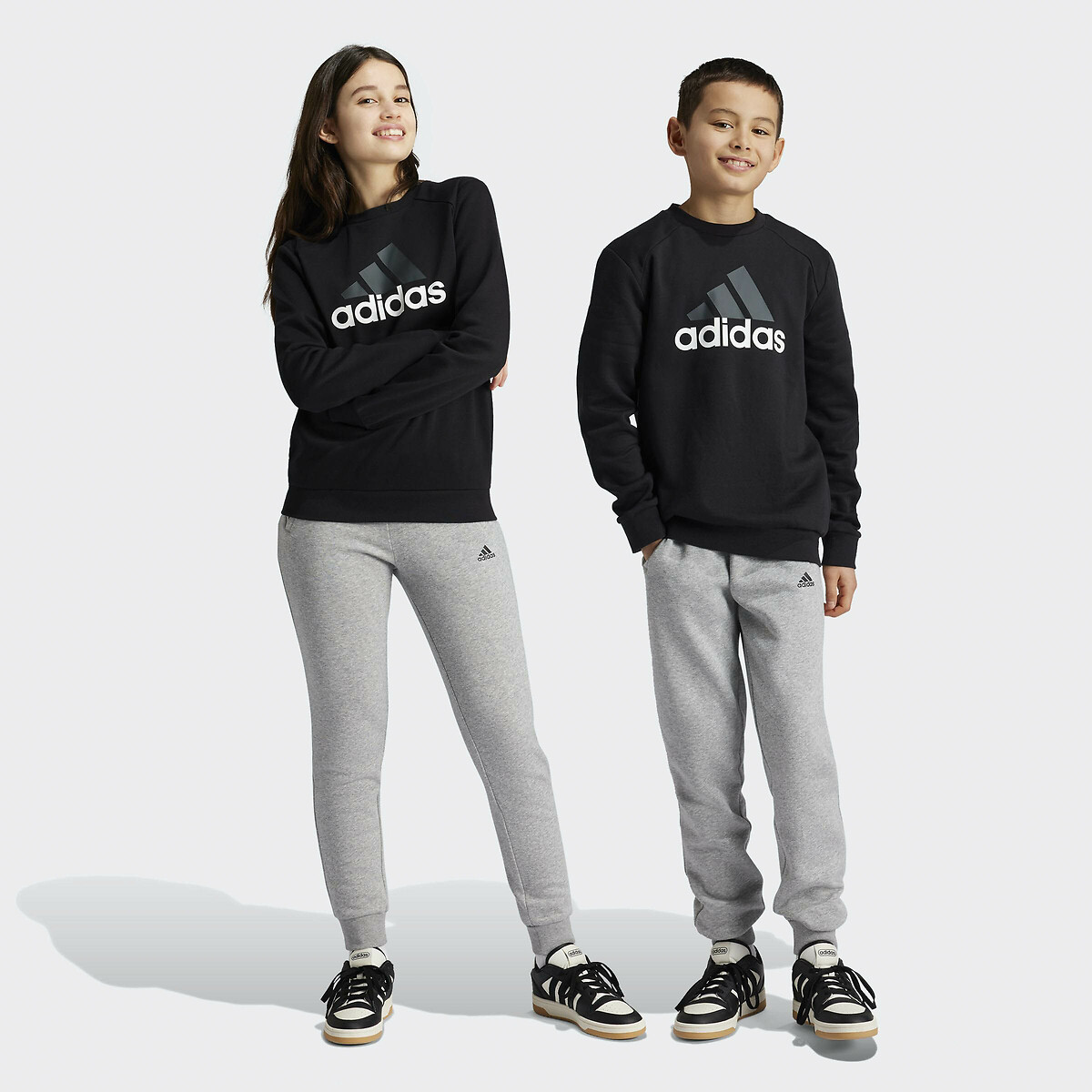 ADIDAS SPORTSWEAR 2-delig ensemble sweater en joggingbroek in molton