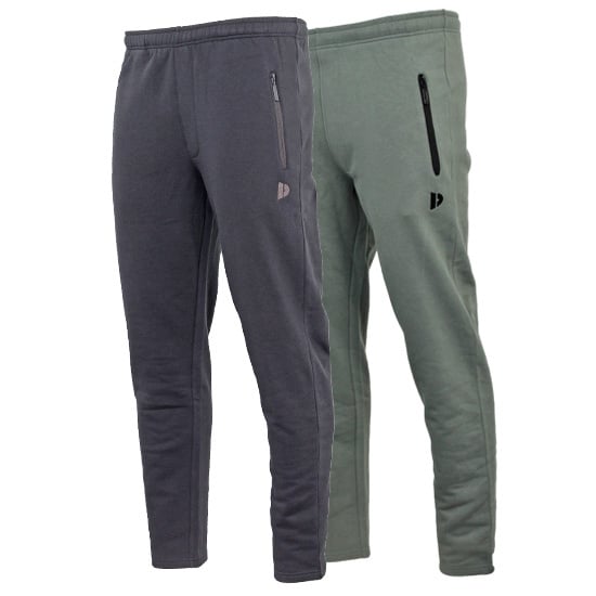 Donnay Donnay Heren - 2-Pack - Joggingbroek rechte pijp Sky - Navy & Jungle Green