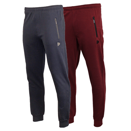 Donnay Donnay Heren - 2-Pack - Joggingbroek Jack - Navy & Burgundy