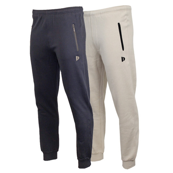 Donnay Donnay Heren - 2-Pack - Joggingbroek Jack - Navy & Sand