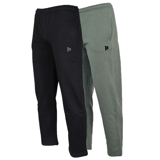 Donnay Donnay Heren - 2-Pack - Joggingbroek Wess - Zwart  & Jungle Green