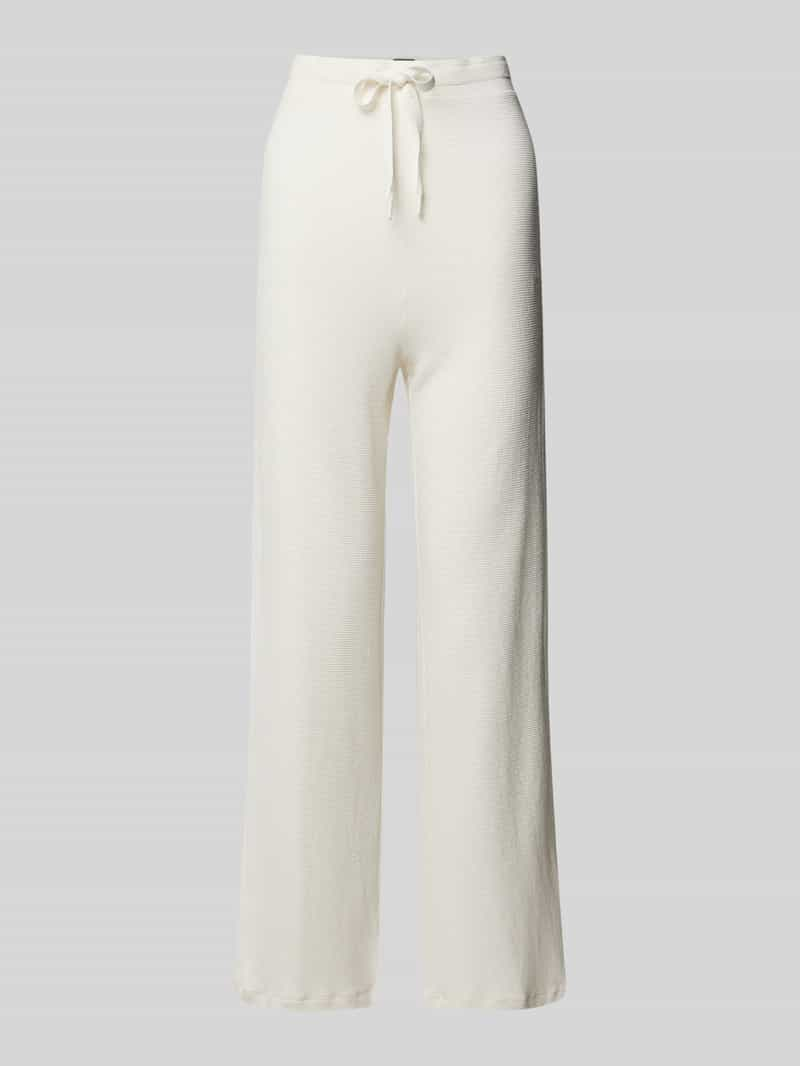 Boss Straight leg sweatpants met structuurmotief, model 'OTTOMAN'