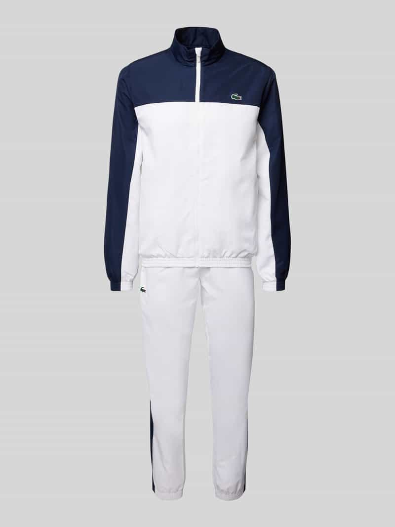 Lacoste Sweatpak met labelstitching, model 'TAFFETA'