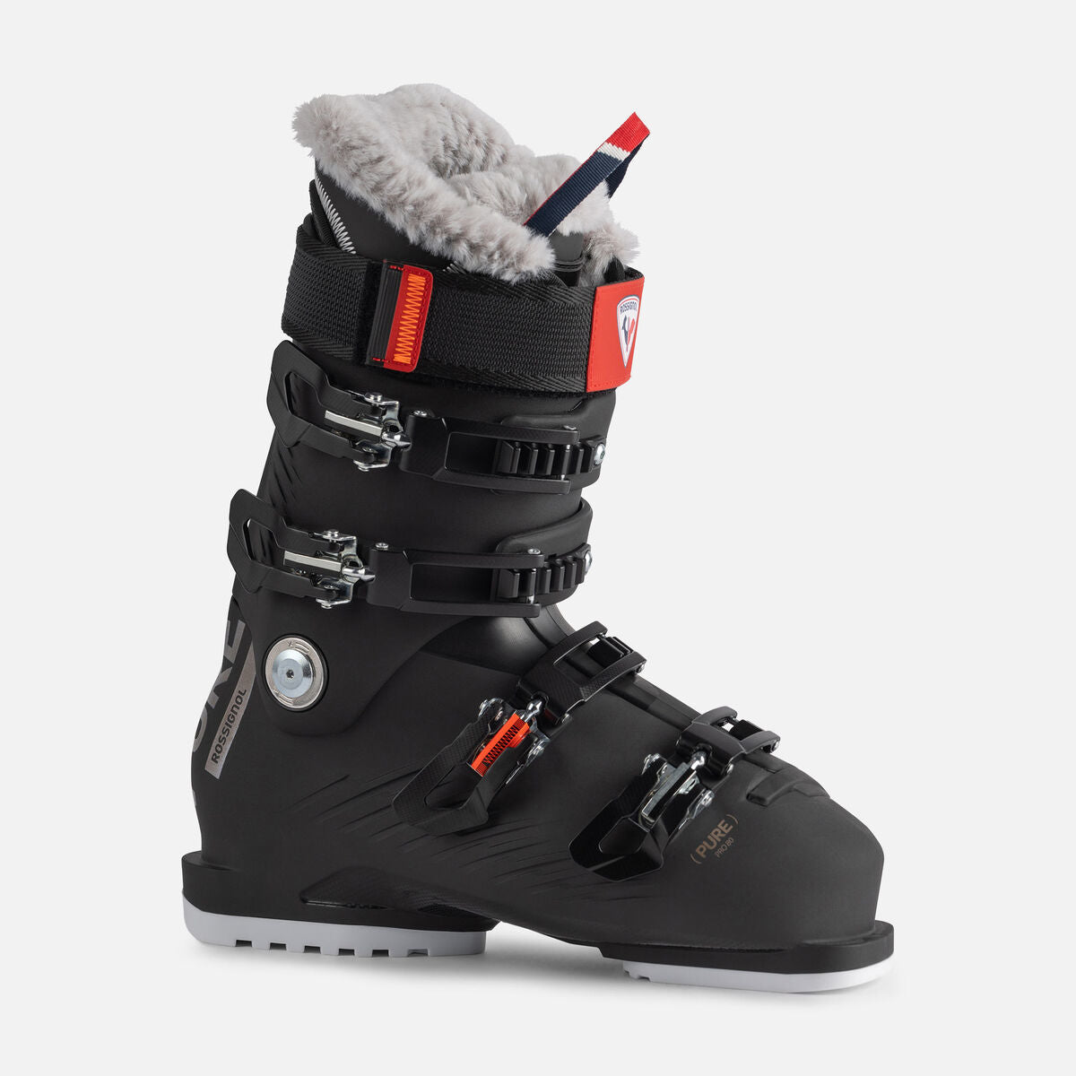 Rossignol Pure Pro 80 MV piste skischoenen zwart dames, 25.5