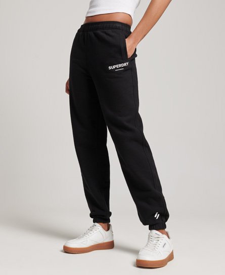 Superdry Vrouwen Core Sports Joggingbroek Zwart