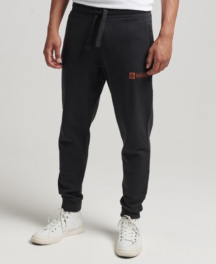 Superdry Mannen Vintage Athletic Club Joggingbroek Zwart