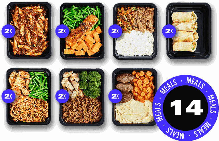 Prep The Food Prep Meals | Mix pakket 2 weken