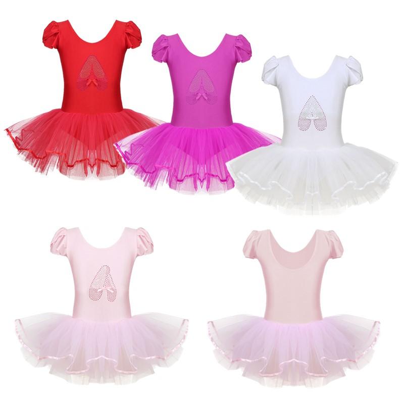 IEFiEL Kinderen Meisjes Dansles Ballet Tutu Jurk Klassieke Danskleding Ballroom Ballerina Basic Dansrok 7-8 Years ivoor