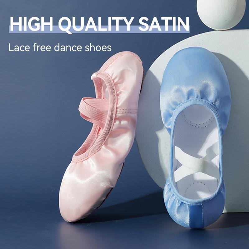 HZYshowing Dance Ballet schoenen voor vrouwen meisjes ballet slipper dansschoenen satijn balletschoenen yoga schoenen 22 blauw