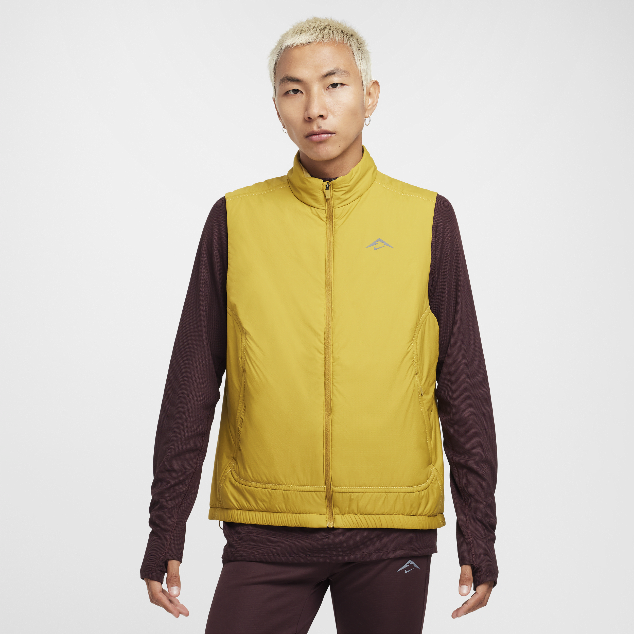 Nike Trail PrimaLoft hardloopbodywarmer met Therma-FIT voor heren - Bruin