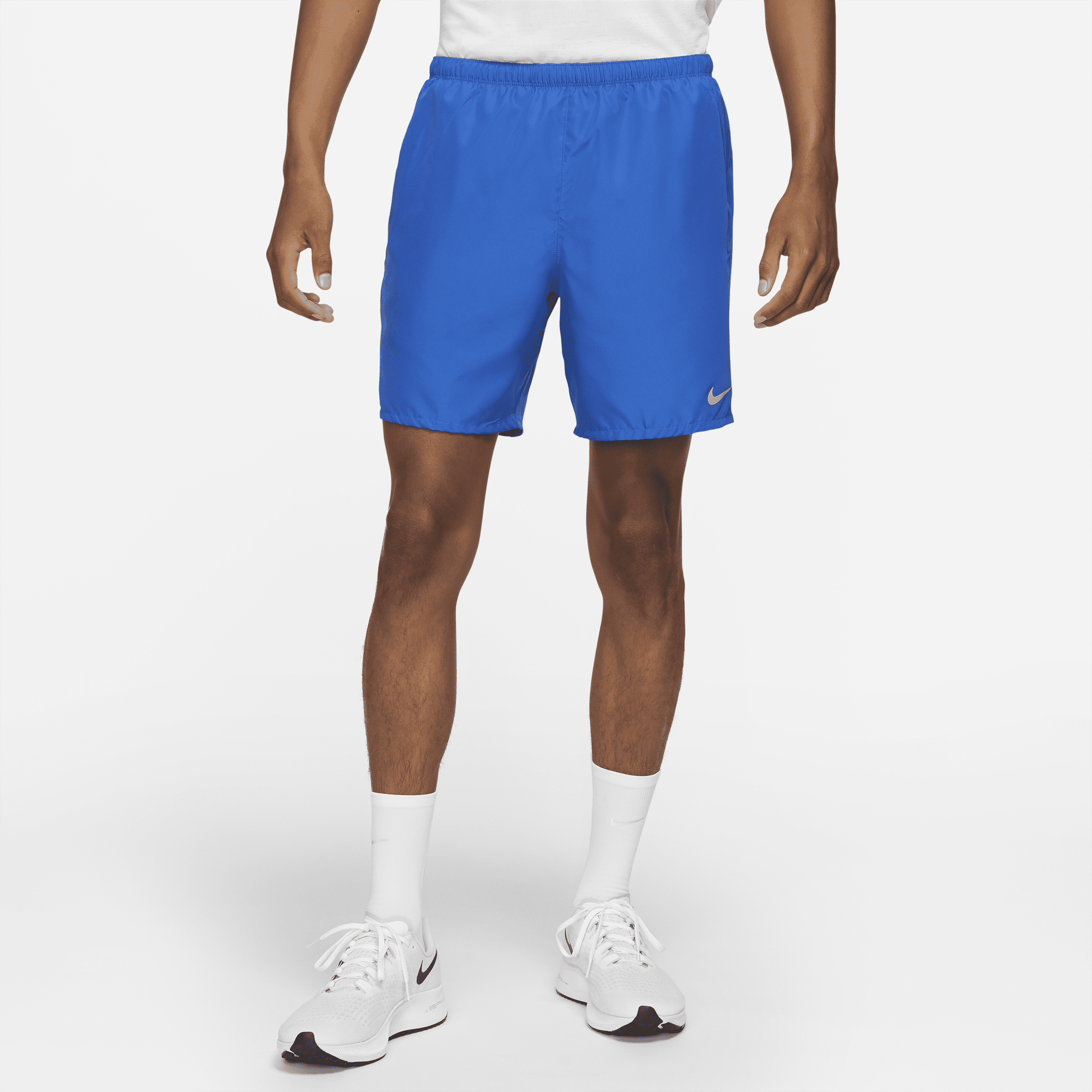 Nike Challenger Hardloopshorts met binnenbroek voor heren (18 cm) - Blauw