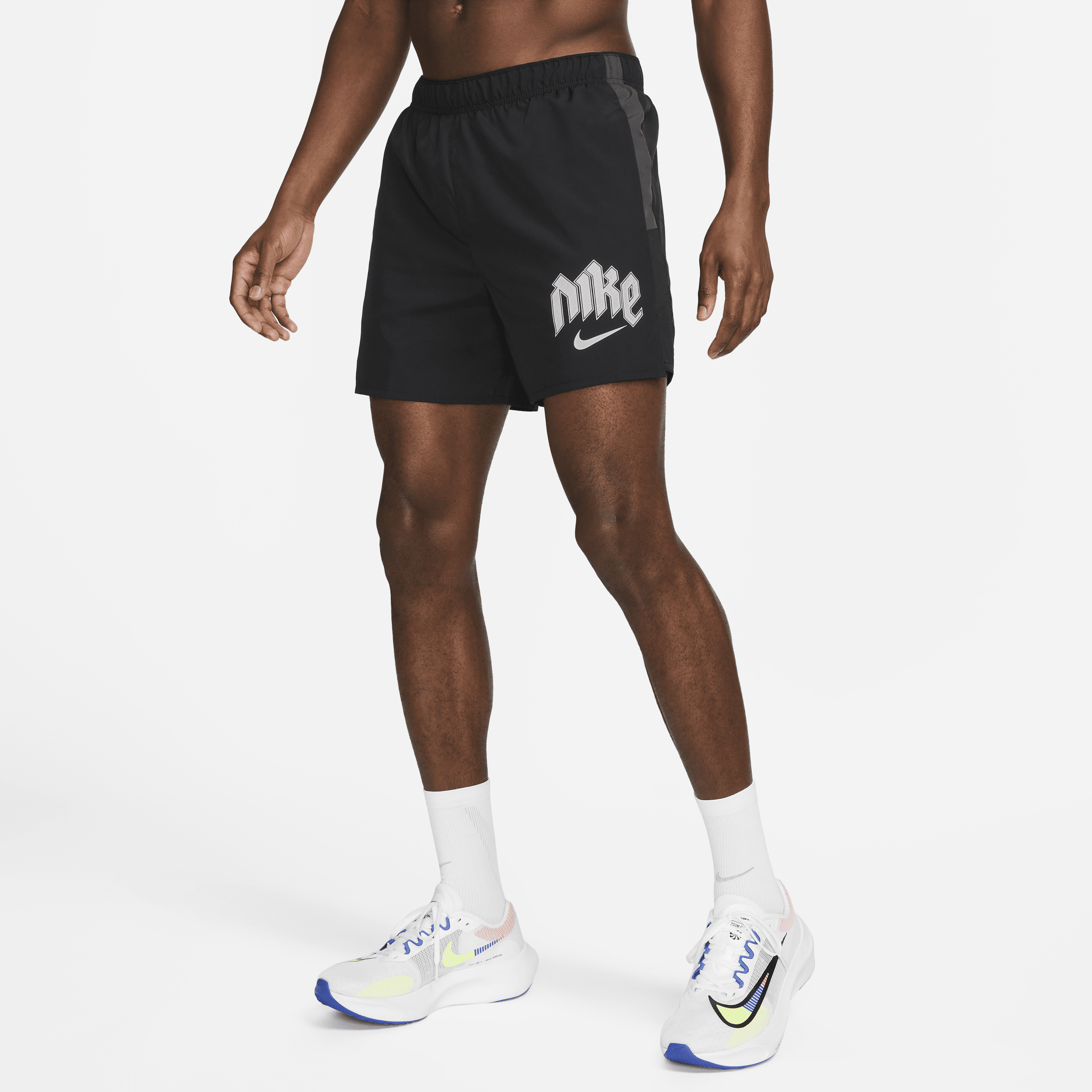 Nike Dri-FIT Run Division Challenger Hardloopshorts met binnenbroek voor heren (13 cm) - Zwart