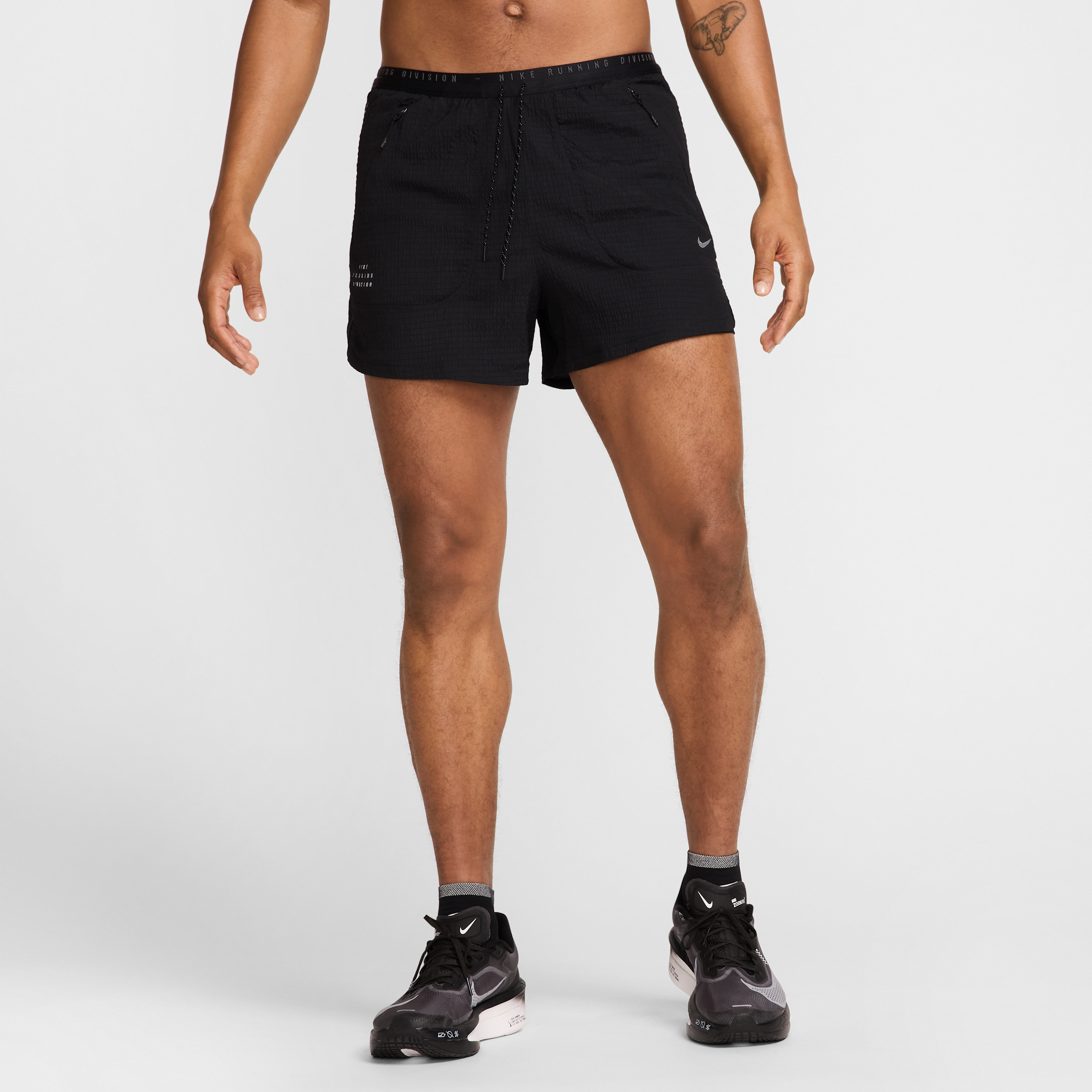 Nike Running Division Dri-FIT ADV hardloopshorts met binnenbroek voor heren (10 cm) - Zwart